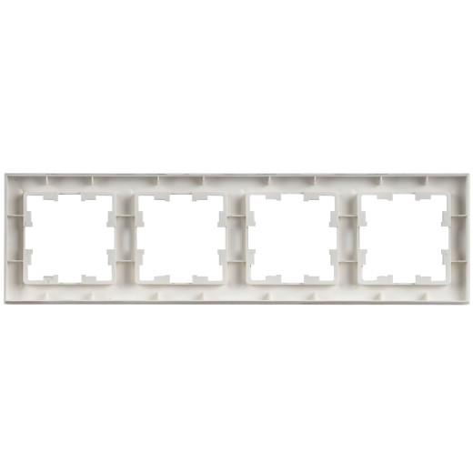 BRITE Рамка 4-мест. РУ-4-БрАБ а/б IEK