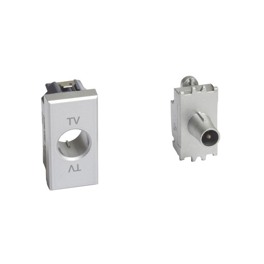 Axolute. Розетка проходная TV для схемы «шлейф