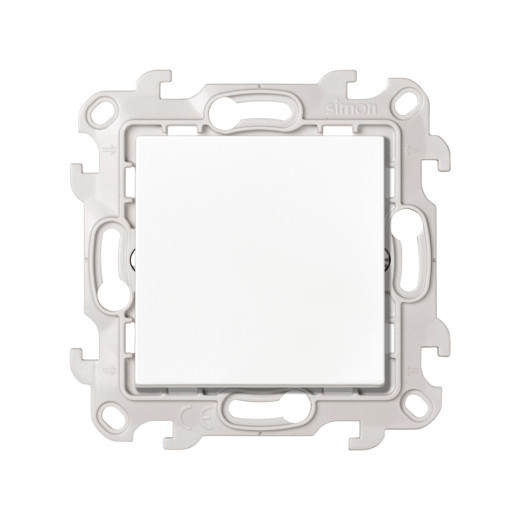 Одноклавишный выключатель, белый