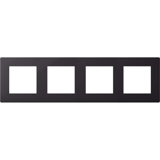 Рамка на 4 поста, графит