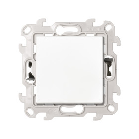 Simon 24 Белый Одноклавишный переключатель Push&Go