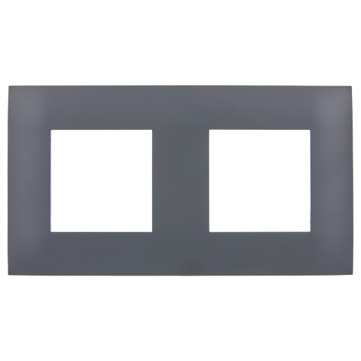 SKANDY Рамка 2-мест. SK-F02T титан IEK