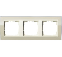 Gira Event Clear Песочный/Крем глянц Рамка 3-ая