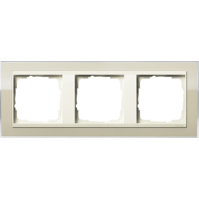 Gira Event Clear Песочный/Крем глянц Рамка 3-ая