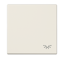 JUNG LS 990 Бежевая Клавиша 1-ая с символом ОСВЕЩЕНИЕ