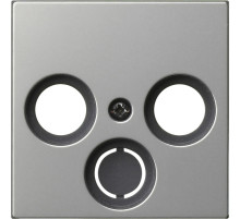 Gira S-55 Сталь Накладка антенной розетки