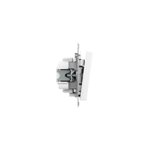 Механизм выключателя, двухклавишный, с подсветкой, белый Эпика EKF