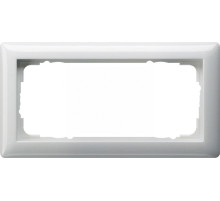 Gira Standard 55 Бел глянц Рамка 2-ая без перегородки