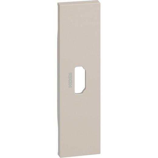 LIVING NOW. Лицевая панель для розетки HDMI 1 модуль.Цвет Песочный.