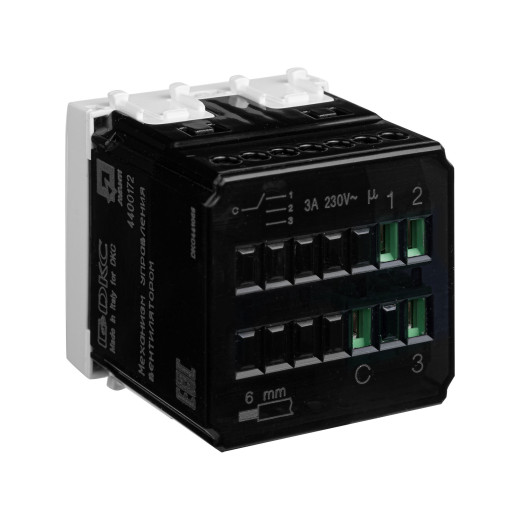 Механизм управления вентиляторами модульный, Avanti, белое облако, 2 модуля