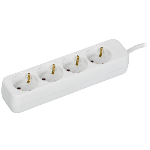 UMA Удлинитель У04 4 места 3м 3х1мм2 10А бел. IEK