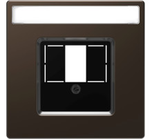 Schneider Electric Merten D-Life Мокко Накладка центральная для TAE/Audio/USB