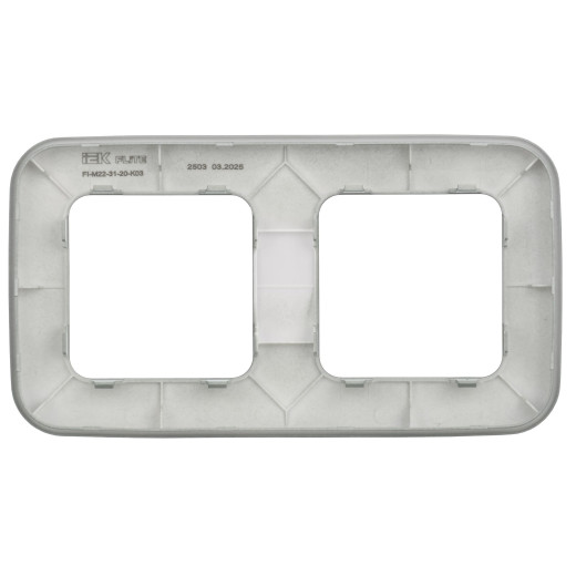 FLITE Рамка 2-мест. РУ-2-А-ФлС сер. IEK