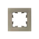 BRITE Рамка 1-мест. РУ-1-2-БрД стекло дым. IEK