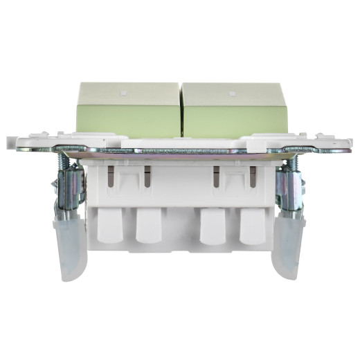 SKANDY Выключ. 2-кл. прох. с инд. 10А SK-V10M мятн. IEK