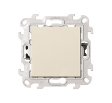 Simon 24 Слоновая кость Одноклавишный перекрестный выключатель Push&Go