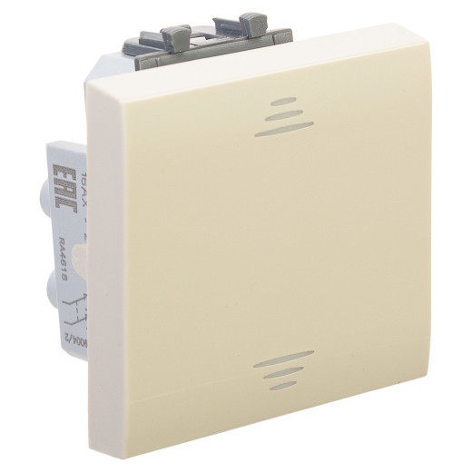 Инвертор одноклавишный модульный, Avanti, ванильная дымка, 2 модуля