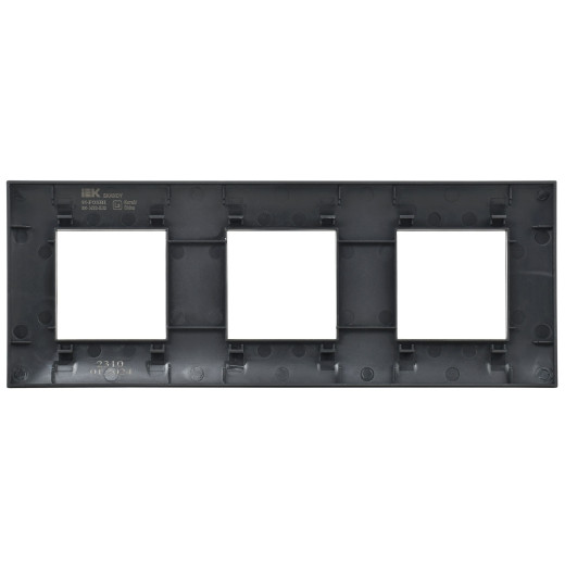 SKANDY Рамка 3-мест. SK-F03Bl черн. IEK