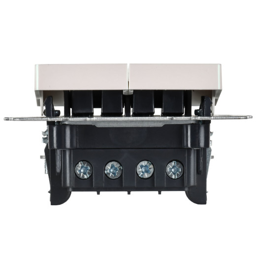 BRITE Выключ. 2-кл. перекр. 10А ВС10-2-3-БрЖ жемч. IEK