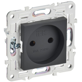 IEK SKANDY Титан Розетка б/з 10А SK-R02T