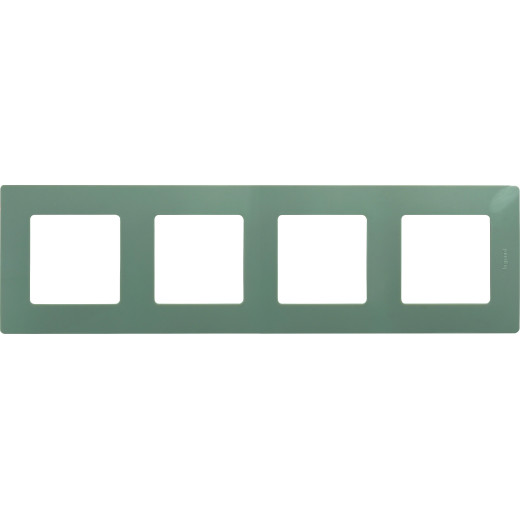 Рамка 4 поста - Legrand Etika - светлая галька