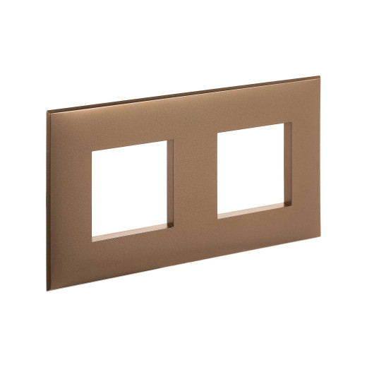 Рамка 2 поста (4 мод.), Avanti, золотистый жемчуг