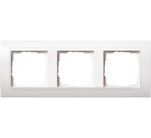 Gira Event Белый матовый/Бел.ллянц. Рамка 3-ая