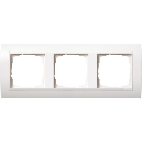 Gira Event Белый матовый/Бел.ллянц. Рамка 3-ая