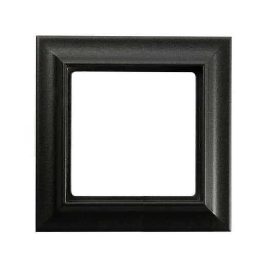 Рамка 1-пост, Eco Profi  Standart, термопласт, антрацит