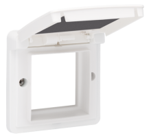 Niko Hydro Белый Переходник для коммуникационных розеток 45х45