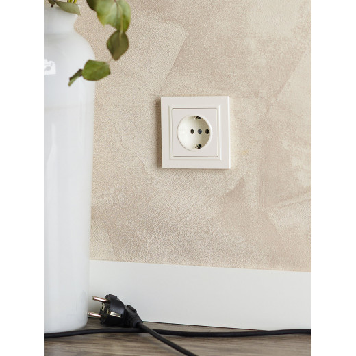 BRITE Роз. с з/к без з/ш 16А РС11-1-0-БрЖ жемч. IEK