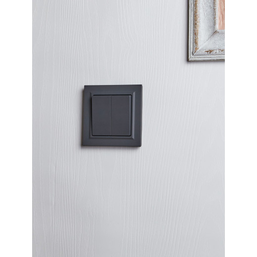 BRITE Выключ. 2-кл. 10А в сб. ВСР10-2-0-БрГ граф. IEK