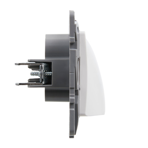 Вывод кабеля IP21 - Legrand Etika - с зажимом для кабеля - белый