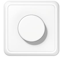 JUNG Роторный LED диммер с роторным ВКЛ/ВЫКЛ, белый