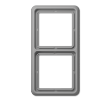 JUNG CD Серая Рамка 2-ая ударопрочная