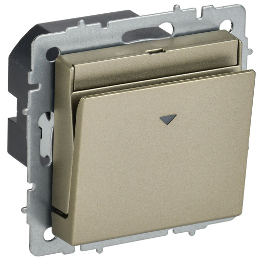 BRITE Выключ. карточный 30А ВС10-1-8-БрШ шамп. IEK