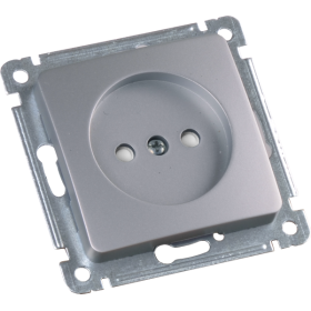 Hegel Мастер внутр Серебро РС16-402-06 Розетка, со шторками, механизм