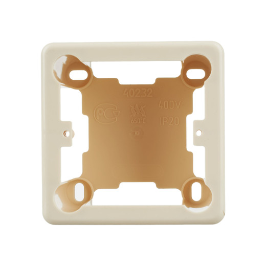 ELECOR Коробка универс. КМКУ 85х85х42мм нер. сл. кость IEK