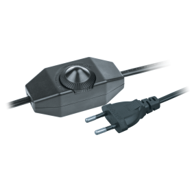 Navigator Шнур 61 603 NPS-FS02-170-2x0.5-BL 1.7 м с диммируемым выкл. черный