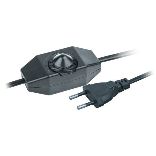 Шнур Navigator 61 603 NPS-FS02-170-2x0.5-BL 1.7 м с диммируемым выкл. черный