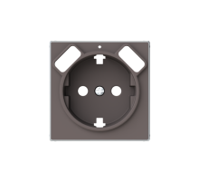 ABB SKY Тауп  Накладка для розетки SCHUKO с 2хUSB ЗУ, арт.8188.3