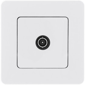 Legrand/Daccord INSPIRIA Белый Розетка TV - проходная - 14 дБ - 5-862 мГц.
