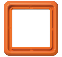 JUNG CD Оранжевая Рамка 1-ая ударопрочная