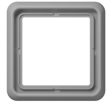 JUNG CD 500 Серая Рамка 1-ая