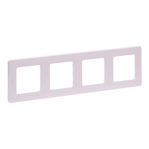 Рамка 4 поста - Legrand/Daccord Inspiria - розовый