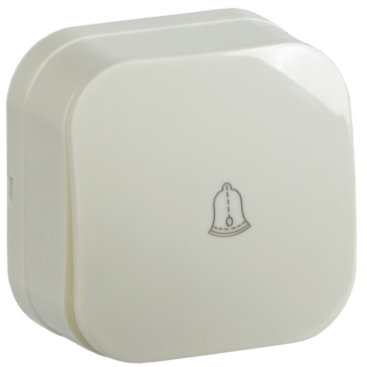 GLORY Выключ. 1-кл. самовозв. о/у 10А ВСс20-1-0-ХК крем. IEK