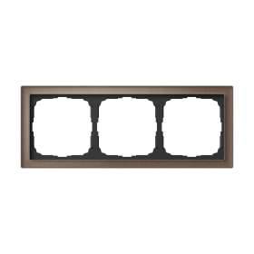 Systeme Electric ArtGallery Pure Органическое стекло Мокко Рамка 3-ая