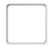 JUNG Промежуточная рамка; белая