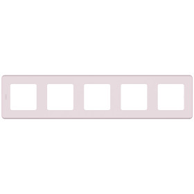 Legrand/Daccord INSPIRIA Розовый Рамка - 5 постов.
