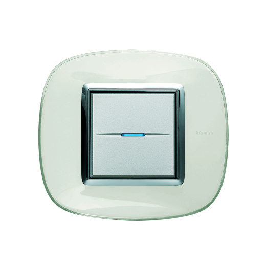 Axolute декоративные накладки в форме эллипса, прозрачные, цвет белая карамель, на 2 модуля